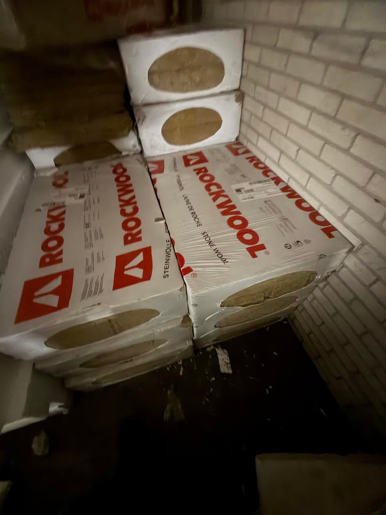 Rockwool RockFloor Therm isolatieplaten, 12 cm of meer, Nieuw, Steenwol, Ophalen of Verzenden