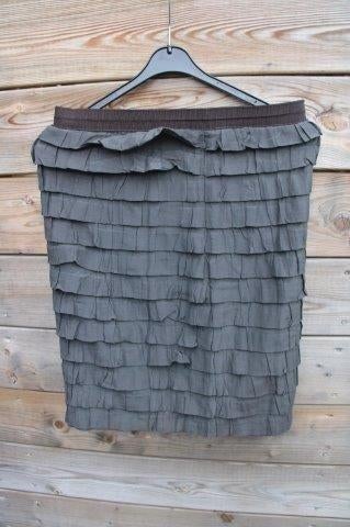 Rok grijs Piazza Sempione mt S/M Vaste prijs OPRUIMING, Verzenden, Piazza Sempione, Zo goed als nieuw, Knielengte