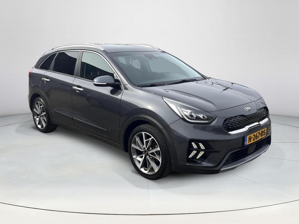 Kia Niro 1.6 GDi Hybrid Style Edition 18 inch | Leder | Keyl, 12 maanden, Gebruikt, Euro 6, Leder en Stof