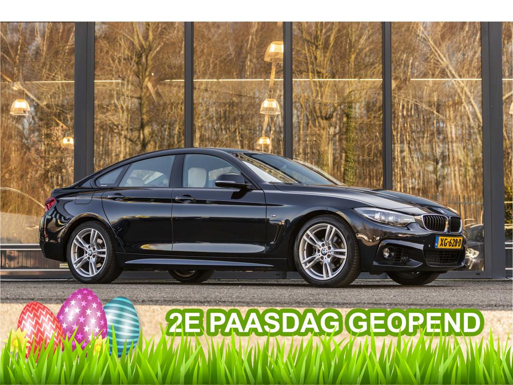 BMW 4 Serie Gran Coupé 418i High Executive (bj 2019), Automaat, Gebruikt, Euro 6, Zwart