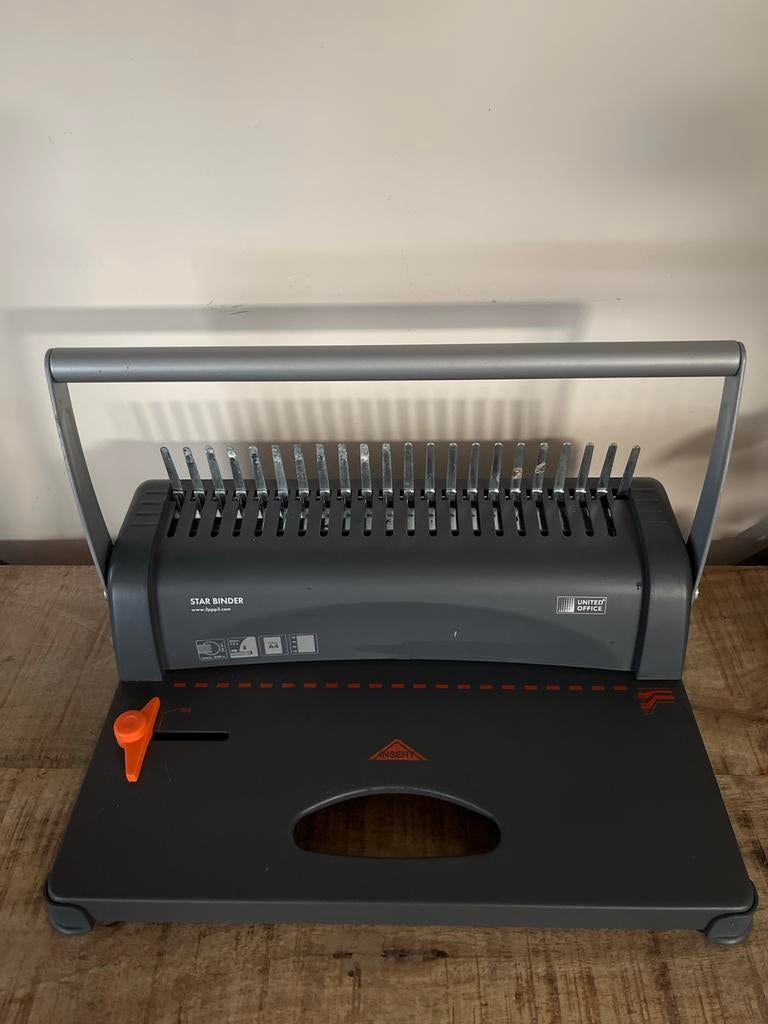 United Office Inbindapparaat - Star Binder A4, Diversen, Ophalen of Verzenden, Gebruikt