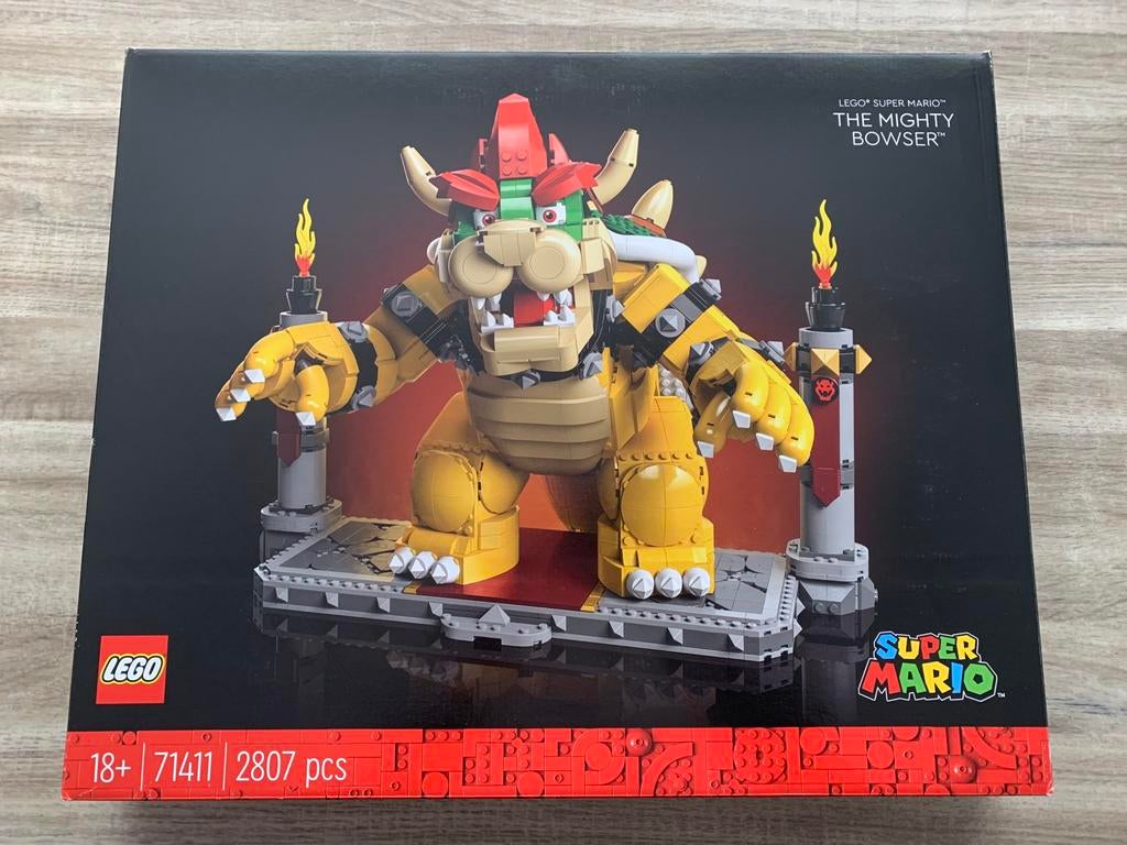Lego Mighty Bowser 71411 helemaal compleet!, Ophalen of Verzenden, Zo goed als nieuw