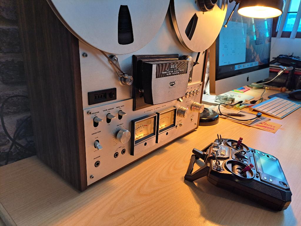 Akai GX-630-D., Ophalen of Verzenden, Bandrecorder, Met banden