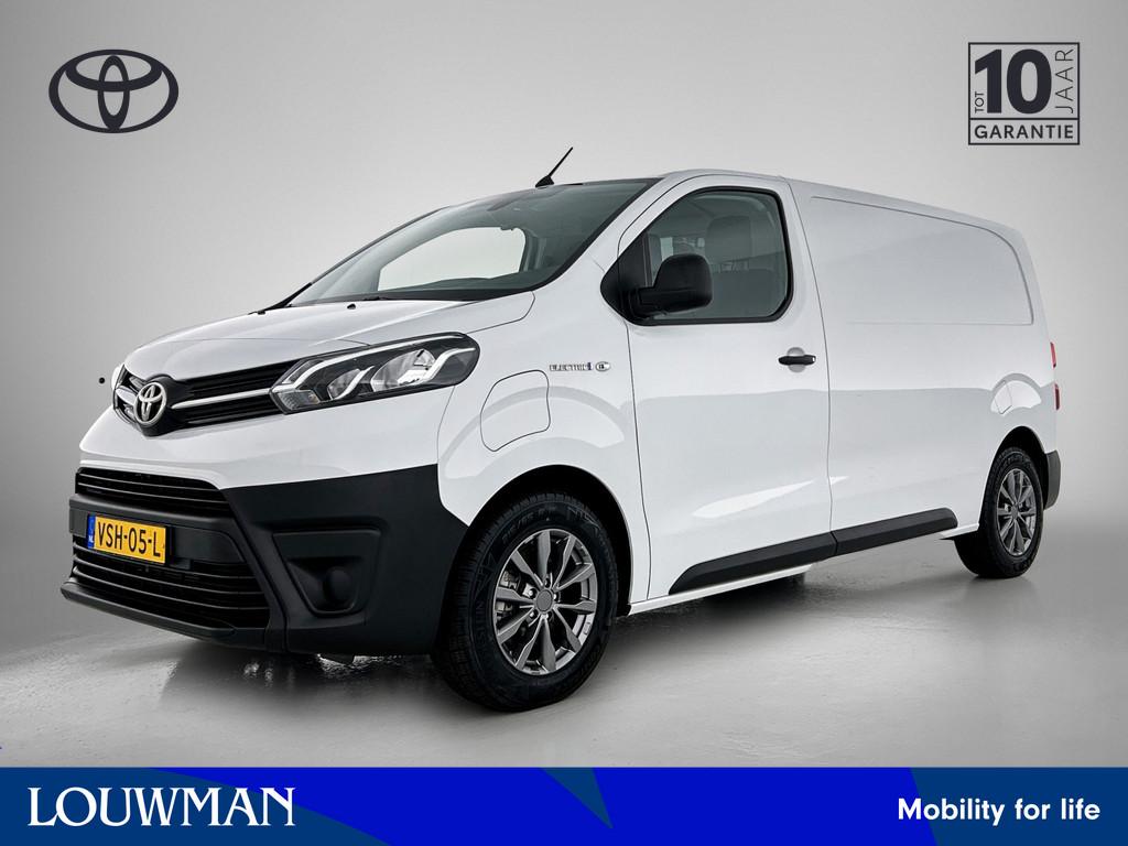 Toyota PROACE Electric Worker Live Extra Range 75 kWh, Auto's, Bestelauto's, Zwart, Wit, Origineel Nederlands, 75 kWh