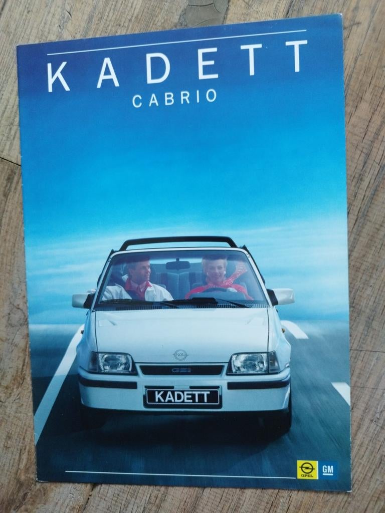 Opel Kadett Cabrio brochure 1987, Opel, Zo goed als nieuw, Opel, Ophalen of Verzenden