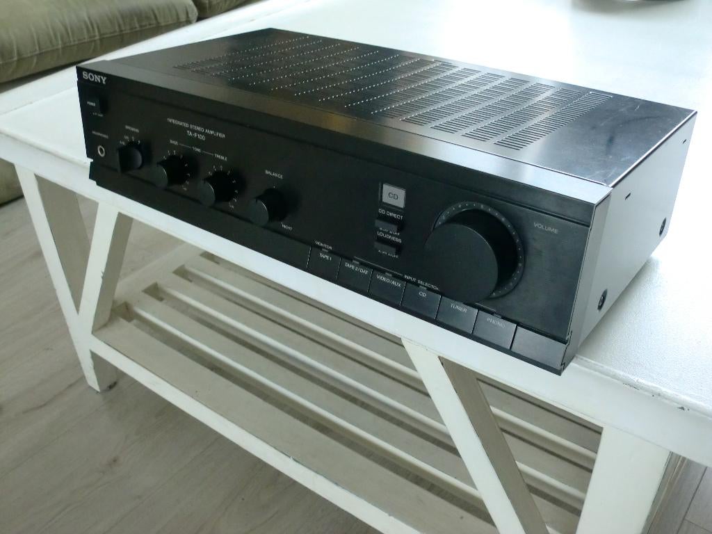 Sony TA-F100 Stereo Integrated Amplifier onderhoud gehad., Refurbished, Ophalen of Verzenden, Sony, Minder dan 60 watt