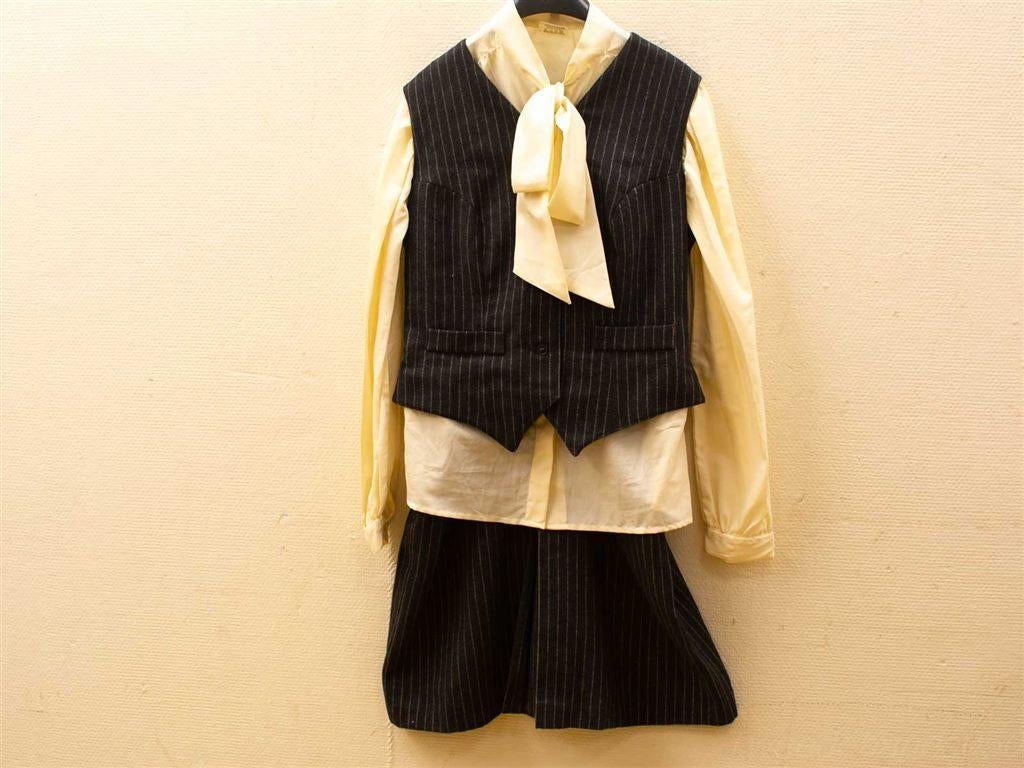 Denise Daecy mantelpakje 36385, Ophalen of Verzenden, Gedragen, Maat 42/44 (L), Zwart