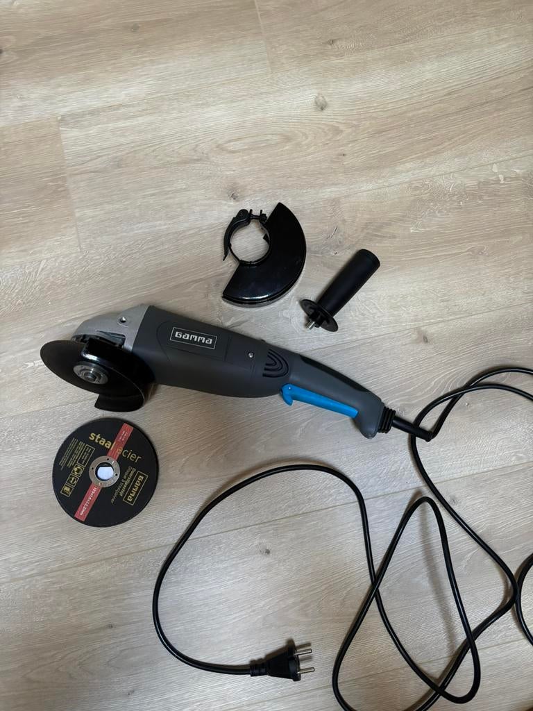 Slijptol, Doe-het-zelf en Verbouw, Gereedschap | Slijpmachines, Ophalen, Zo goed als nieuw, 1000 watt of meer, Haakse handslijpmachine