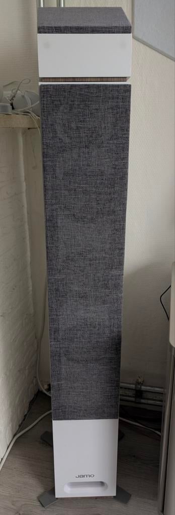 Complete 7.1 home cinema set Jamo speakers Denon receiver., Ophalen, Zo goed als nieuw, 120 watt of meer, Front, Rear of Stereo speakers