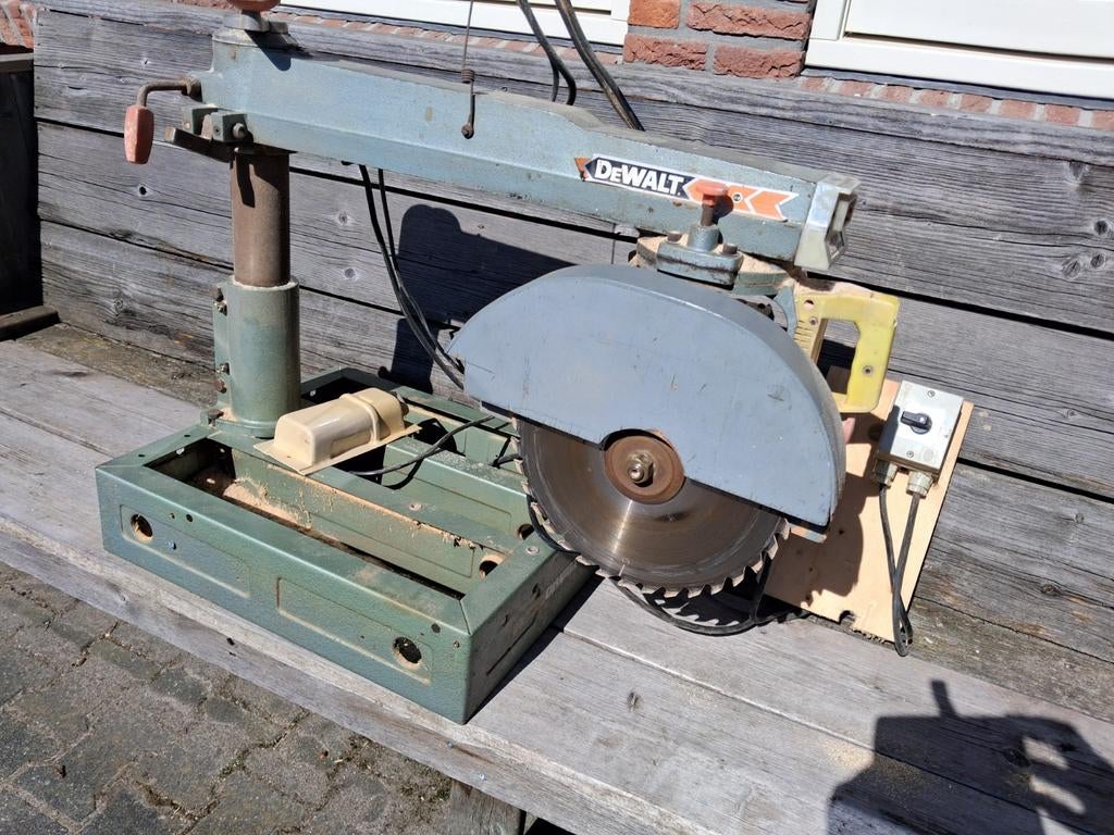Dewalt radiaal afkortzaag, Gebruikt, Ophalen of Verzenden, Dewalt, Afkortzaag