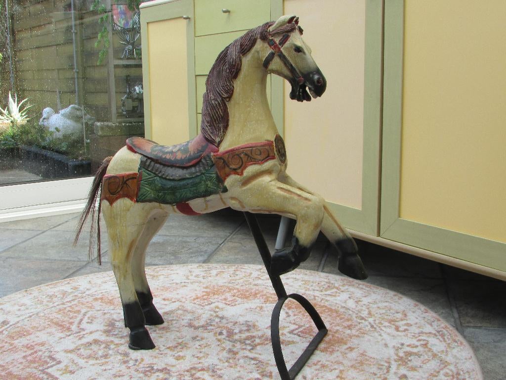Vintage Carrouselpaard, Ophalen