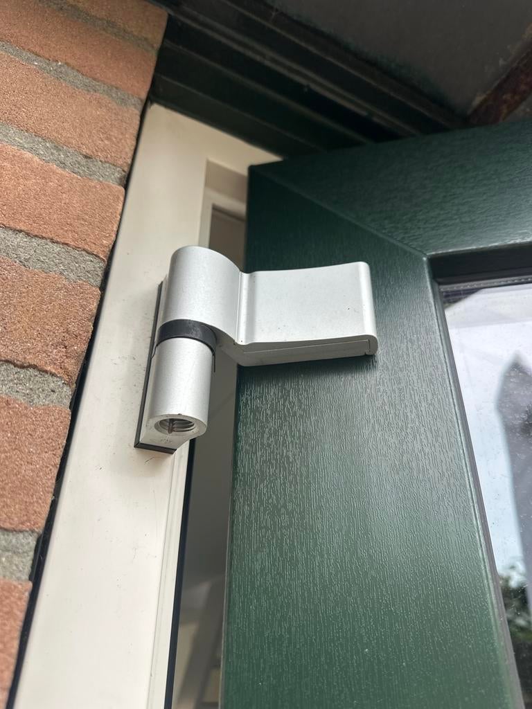 Kunststof achterdeur met kozijn Hanssen (K-Vision), Ophalen, Gebruikt, 80 tot 100 cm, Buitendeur