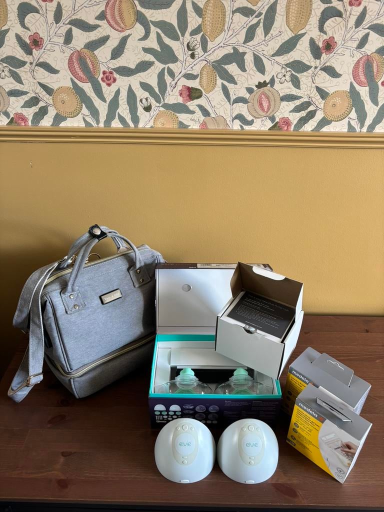 Elvie Pump NIEUW in doos | Dubbele borstkolf + EXTRA motor, Kinderen en Baby's, Babyvoeding en Toebehoren, Ophalen of Verzenden