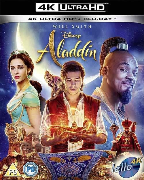 Blu-ray 4K: Disney's Aladdin (2019 Will Smith Mena Massoud)S, Ophalen of Verzenden, Nieuw in verpakking, Avontuur