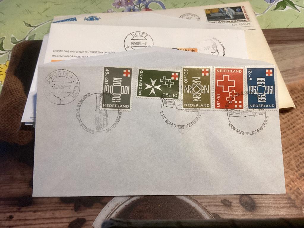 No1114 Afwijkend E86 Auto-postkantoor koop rode kruis, Postzegels en Munten, Ophalen, Onbeschreven, Nederland