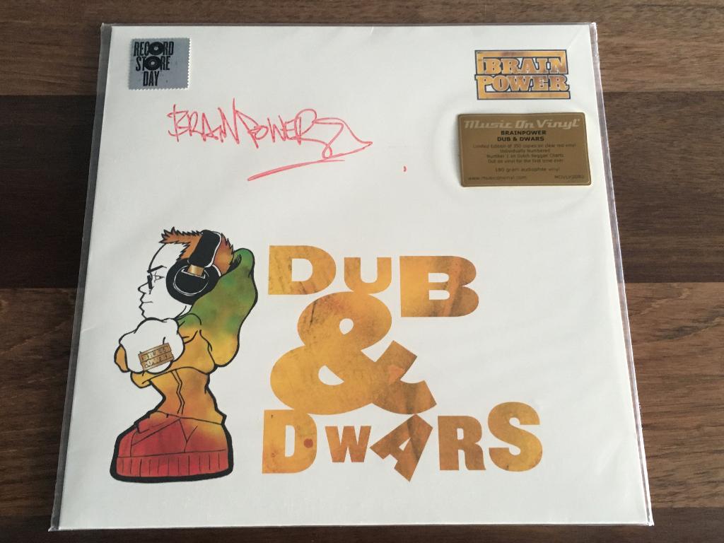 Vinyl LP Brainpower Dub&Dwars RED GESIGNEERD RSD 2018 NIEUW, Ophalen of Verzenden, Nieuw in verpakking, 12 inch, Rap of Hip Hop