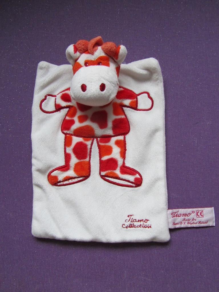 TIAMO COLLECTION Knuffeldoekje GIRAF GINO **Nieuw**, Giraf, Nieuw, Ophalen of Verzenden, Met label