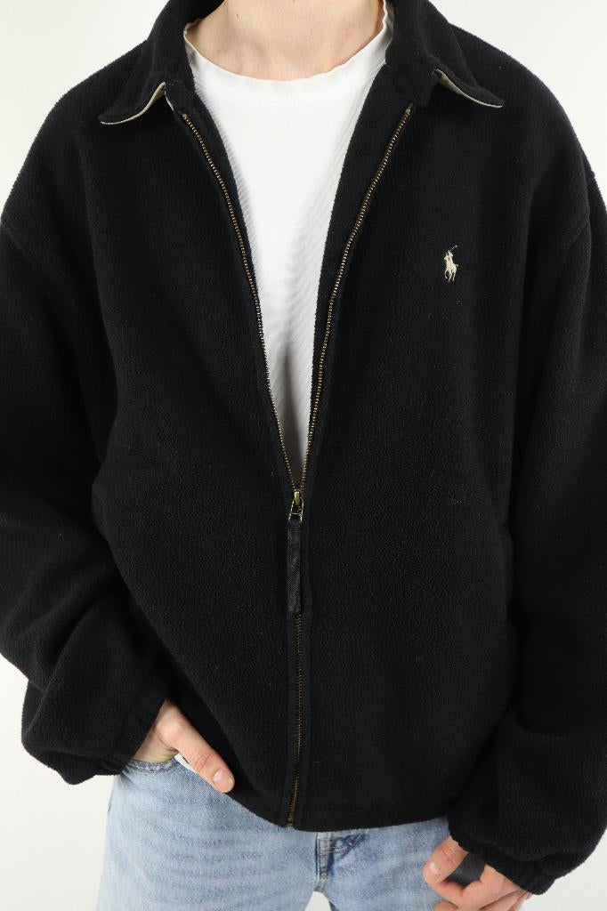 Ralph Lauren teddy jas - XL, -, Zwart, -, Ralph Lauren