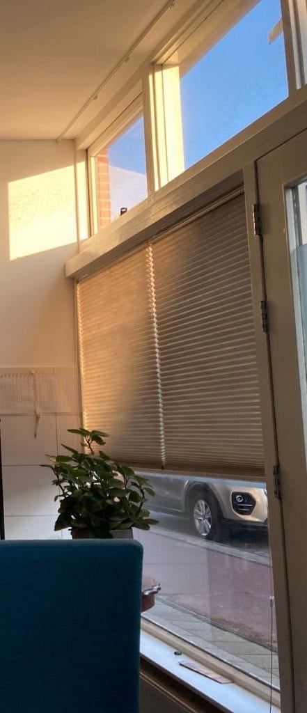 Luxaflex duette beige 80 en 84cm breed, Crème, Gebruikt, 150 tot 200 cm, 50 tot 100 cm