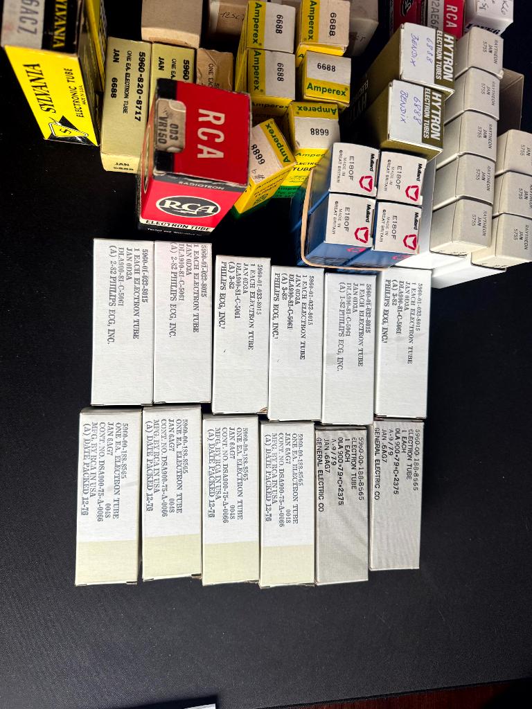 Partij NOS elektronenbuizen Telefunken Bendix Mullard etc, Ophalen of Verzenden, Buis of Buizen