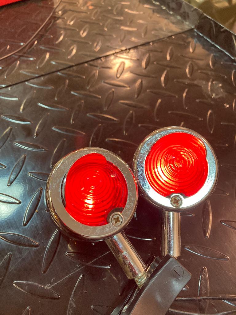 Retro Bullet Achterlichtjes (Custom / Hotrod), Ophalen, Gebruikt, Oldtimer onderdelen