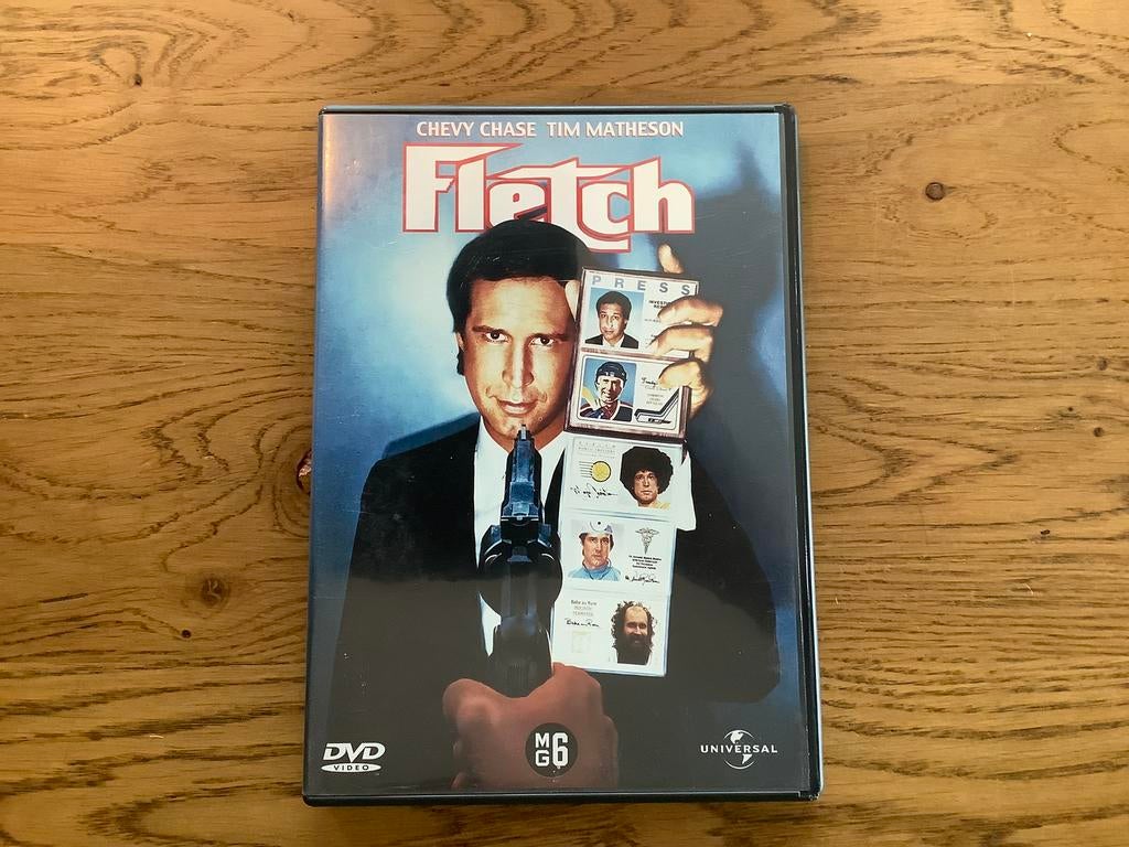 16) FLETCH, Chevy Chase, Joe Don Baker, Tim Matheson., Alle leeftijden, Ophalen of Verzenden, Zo goed als nieuw