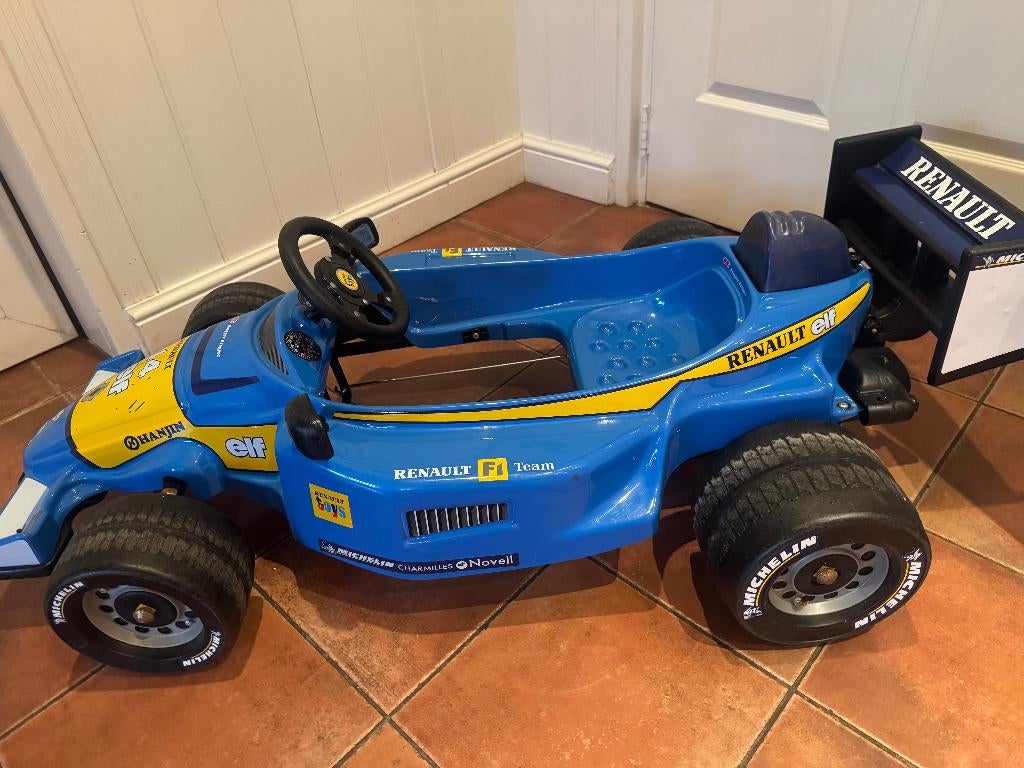trapauto formule 1 renault, Verzamelen, Ophalen of Verzenden, Zo goed als nieuw, Formule 1