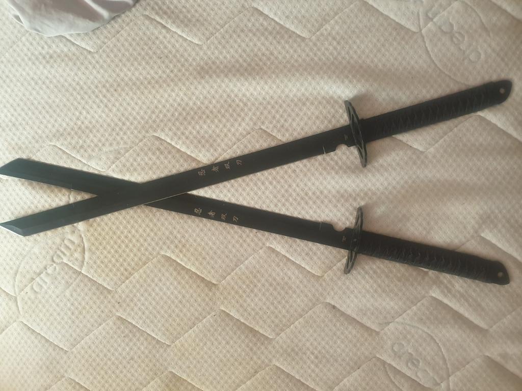 Set van 2 Ninja Zwaarden - Decoratief, Ophalen, Gebruikt