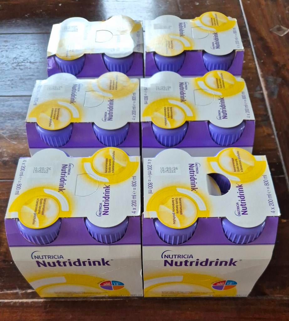 24x200ml Nutricia Nutridrink. Banaan., Diversen, Ophalen of Verzenden, Nieuw