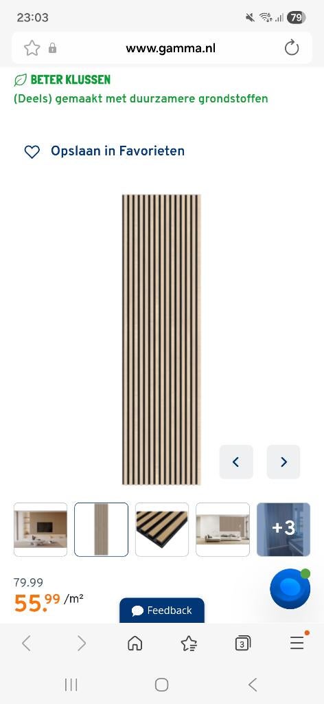 Wandpaneel, Ophalen, Nieuw, Hout