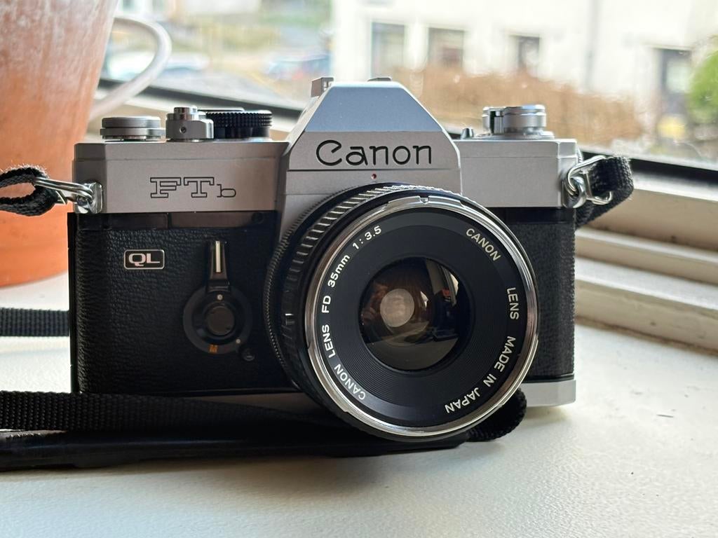 Canon FTBb QL, Audio, Tv en Foto, Fotocamera's Analoog, Gebruikt, Spiegelreflex, Canon, Ophalen of Verzenden