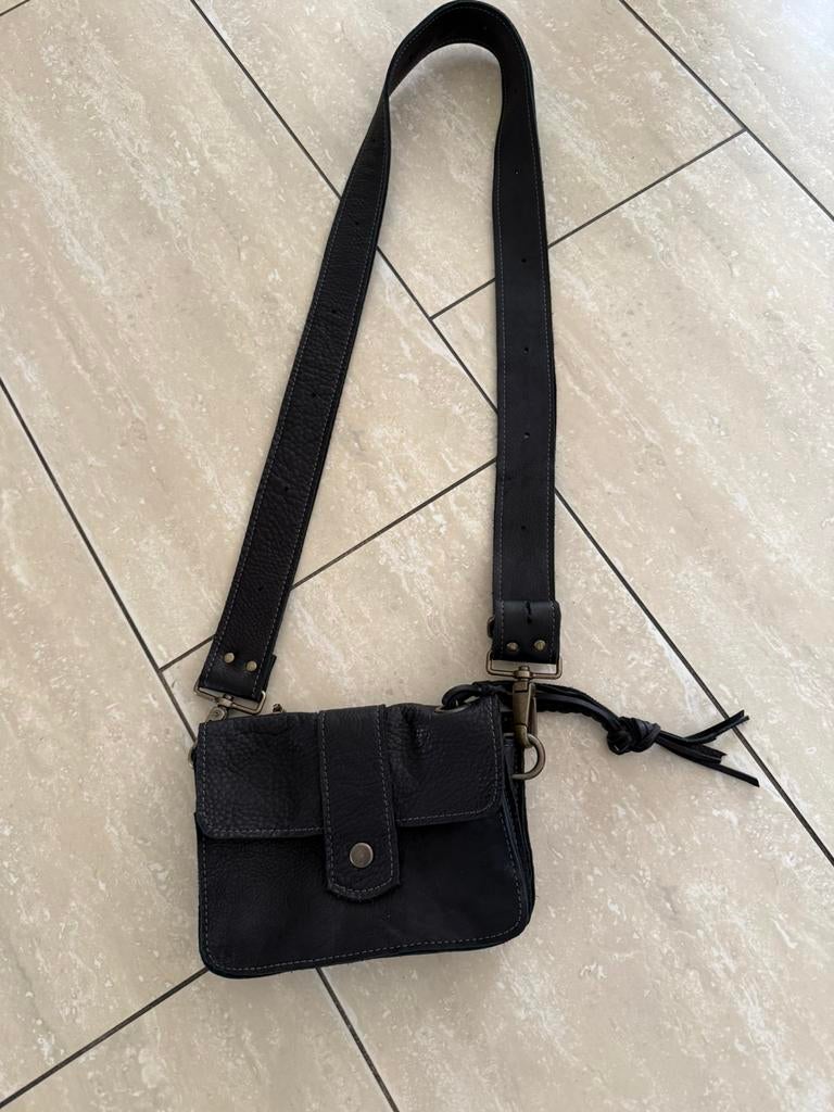 Twinn vintage tas zwart, Ophalen of Verzenden, Nieuw, Zwart, Schoudertasje