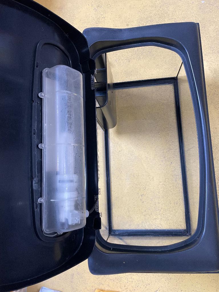 (Aquarium) terrarium, Ophalen, Inclusief deksel, Gebruikt, Leeg aquarium