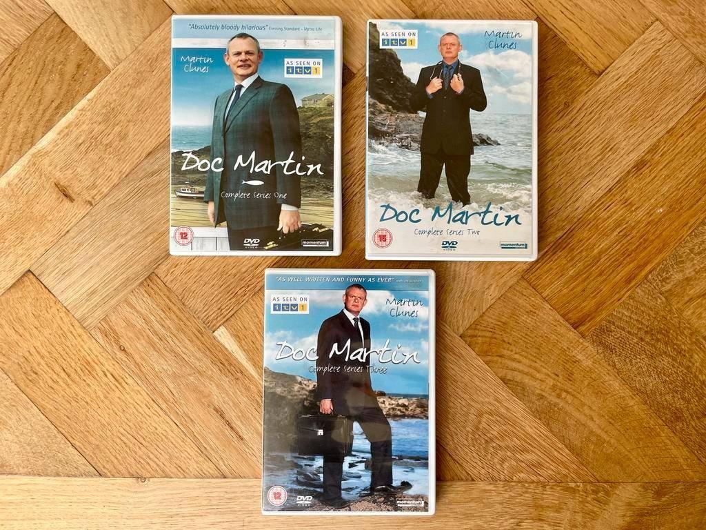 Doc Martin - Serie 1 t/m 3 op DVD (nette staat, met ENG), Cd's en Dvd's, Dvd's | Tv en Series, Boxset, Drama, Ophalen of Verzenden