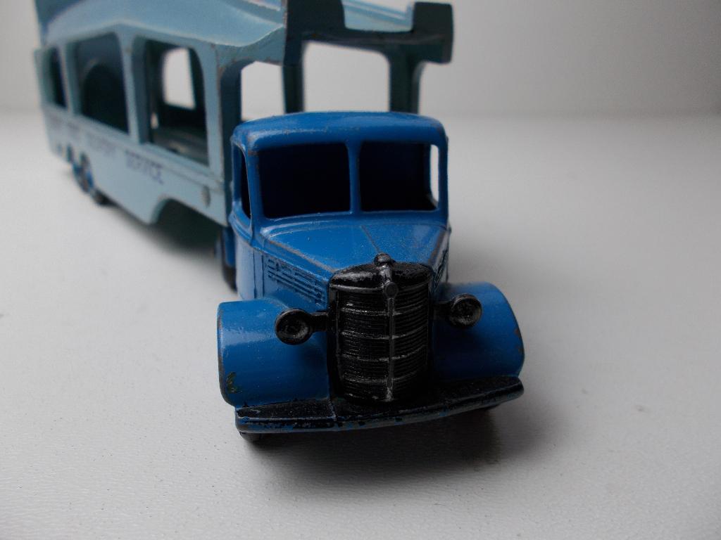 1955 Dinky Supertoys 982 BEDFORD PULLMORE CAR TRANSPORTER -B, Hobby en Vrije tijd, Modelauto's | 1:43, Ophalen of Verzenden, Zo goed als nieuw