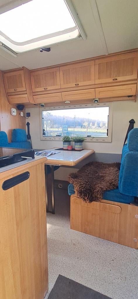 Hymer B594 camper, technisch goed, Caravans en Kamperen, Campers, Integraal, Ringverwarming, Achteruitrijcamera, Particulier