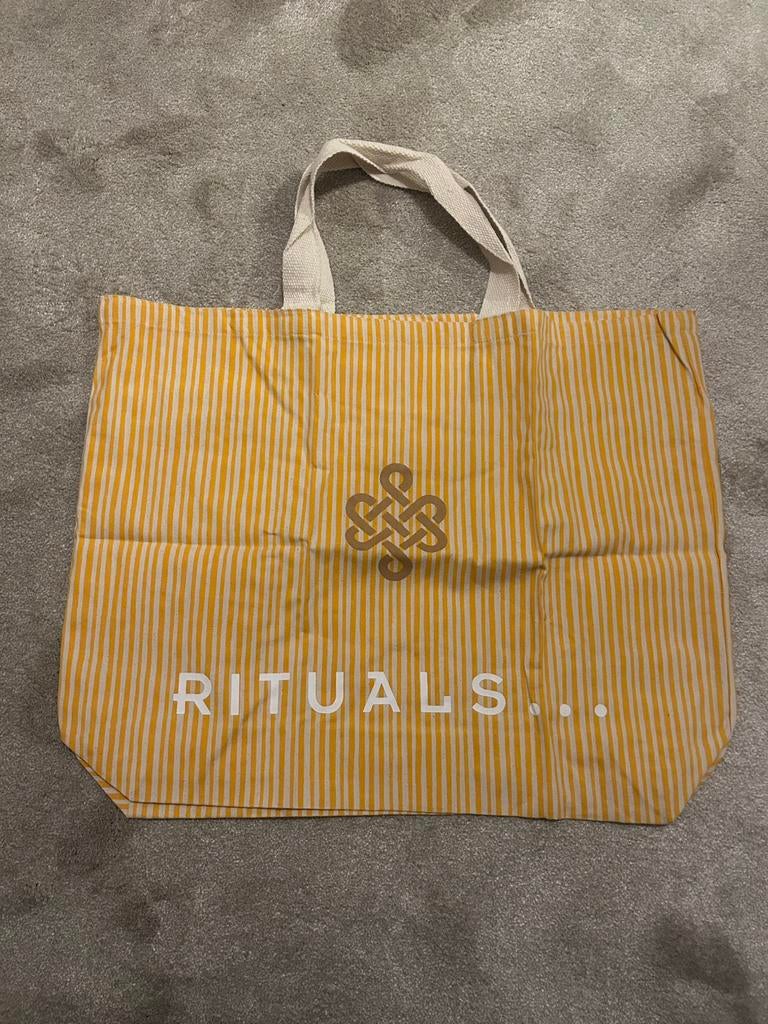 Rituals - tiny miracles shopper/beach bag/strandtas, Ophalen of Verzenden, Zo goed als nieuw, Geel, Shopper