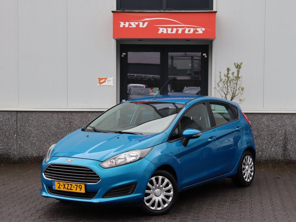 Ford Fiesta 1.0 Style navi 4-deurs org NL, Euro 5, 525 kg, Blauw, 23 km/l