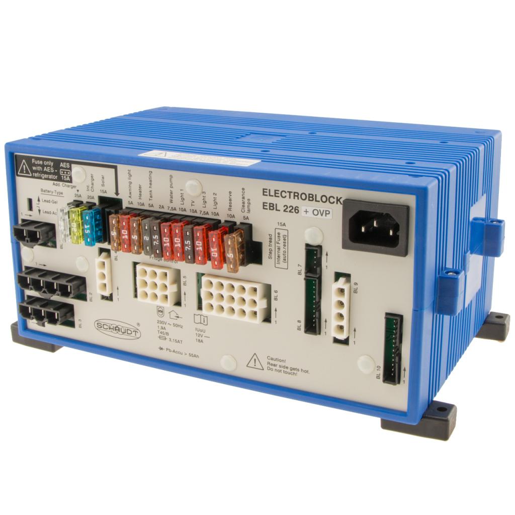 Schaudt EBL 226 C + OVP 230V 12V 18A, Buurserstraat 15 A, 7481 EG,Haaksbergen, Ophalen of Verzenden, Info@123CamperOnderdelen.nl