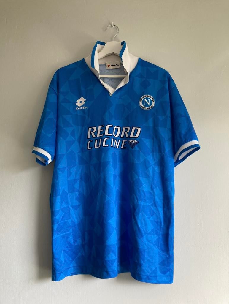 Matchworn Napoli shirt 1994-1995, Maat XL, Ophalen of Verzenden, Zo goed als nieuw, Shirt