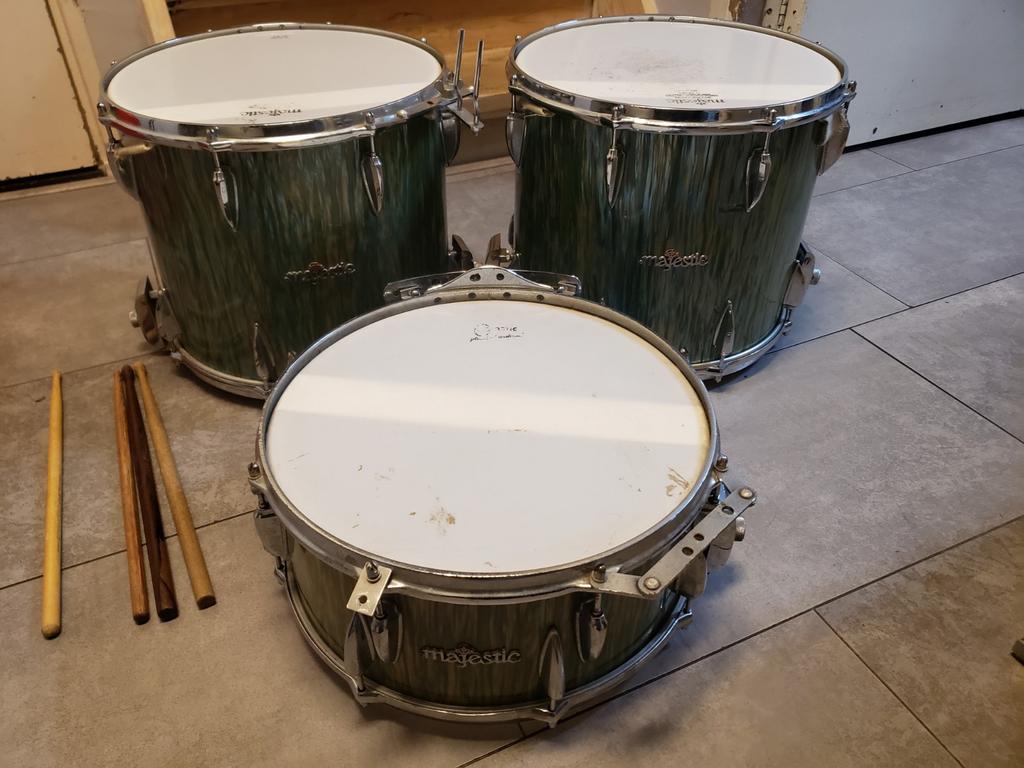Drum drumstel majestic  3 x, Ophalen of Verzenden, Zo goed als nieuw, Overige merken