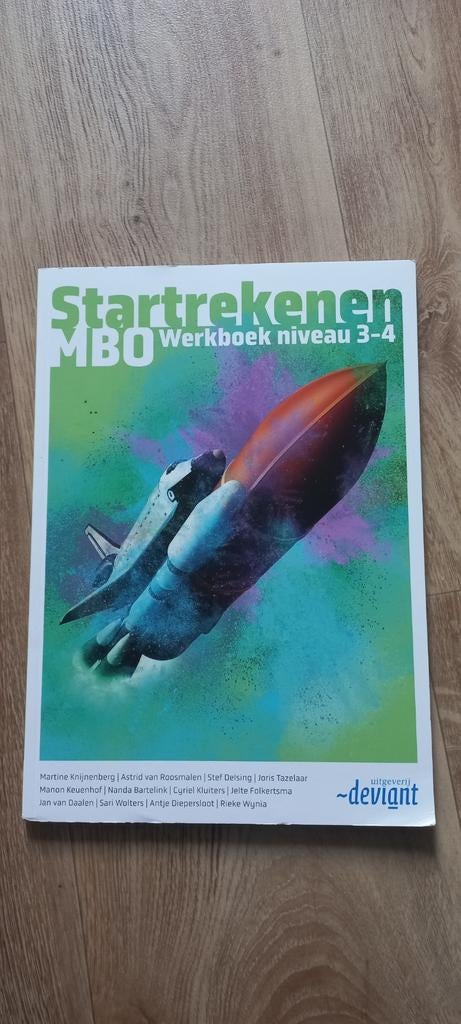 Studiereader Startrekenen MBO niv. 3-4 ECK, Jelte Folkertsma, Ophalen of Verzenden, Zo goed als nieuw, Nederlands