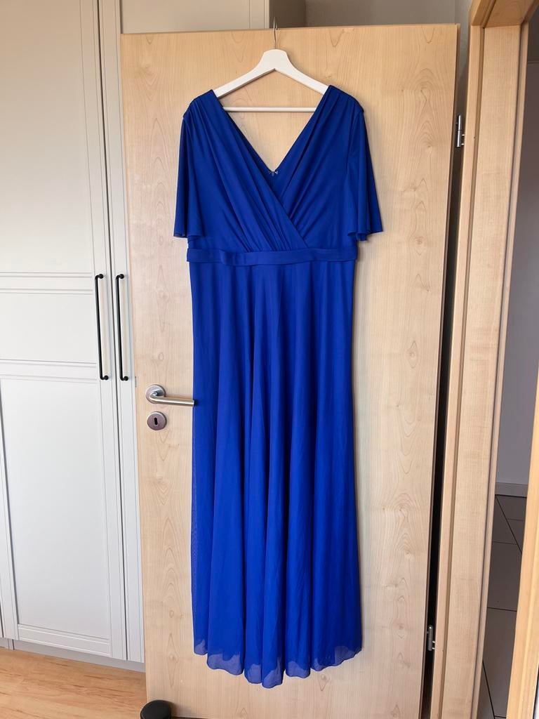 Jurk Peek&Cloppenburg, Kleding | Dames, Ophalen, Zo goed als nieuw, Maat 46/48 (XL) of groter, Blauw