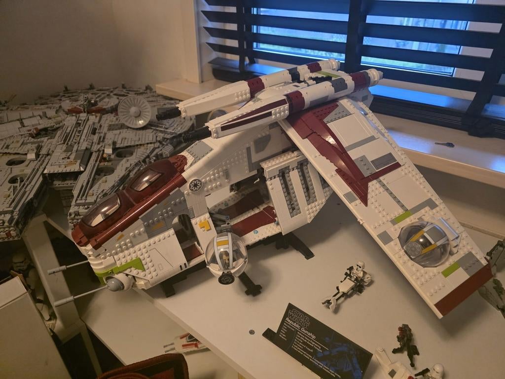 Ucs republic gunship set 75309, Ophalen, Zo goed als nieuw