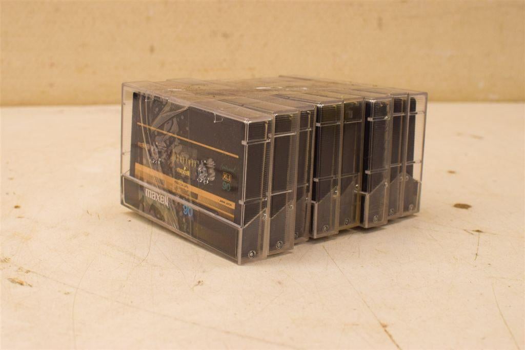 8 stuks Maxell Cassettebandjes 44575, Ophalen of Verzenden, Gebruikt, Overige genres, 1 bandje