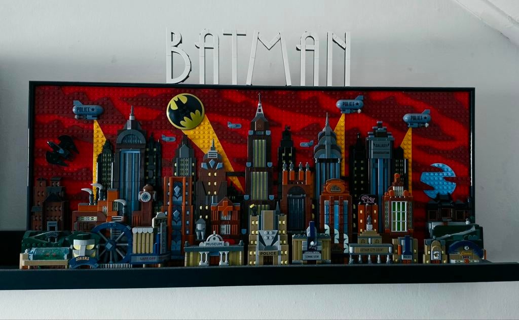LEGO Gotham city skyline (76271), Ophalen of Verzenden, Zo goed als nieuw, Groter dan 1:32