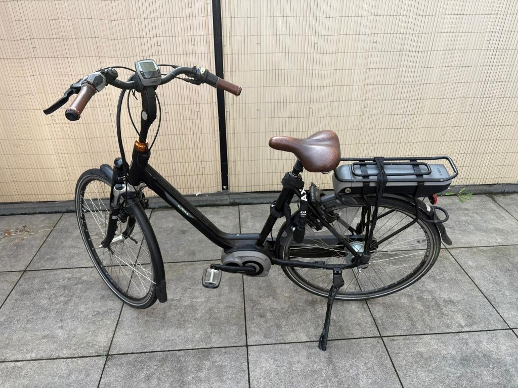 Batavus elektrische damesfiets – Bosch middenmotor, Ophalen, Batavus, Versnellingen, Zo goed als nieuw