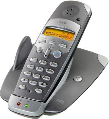 AEG draadloze dect telefoon met 2 handset, Ophalen of Verzenden, Zo goed als nieuw, 2 handsets, Stralingsarm