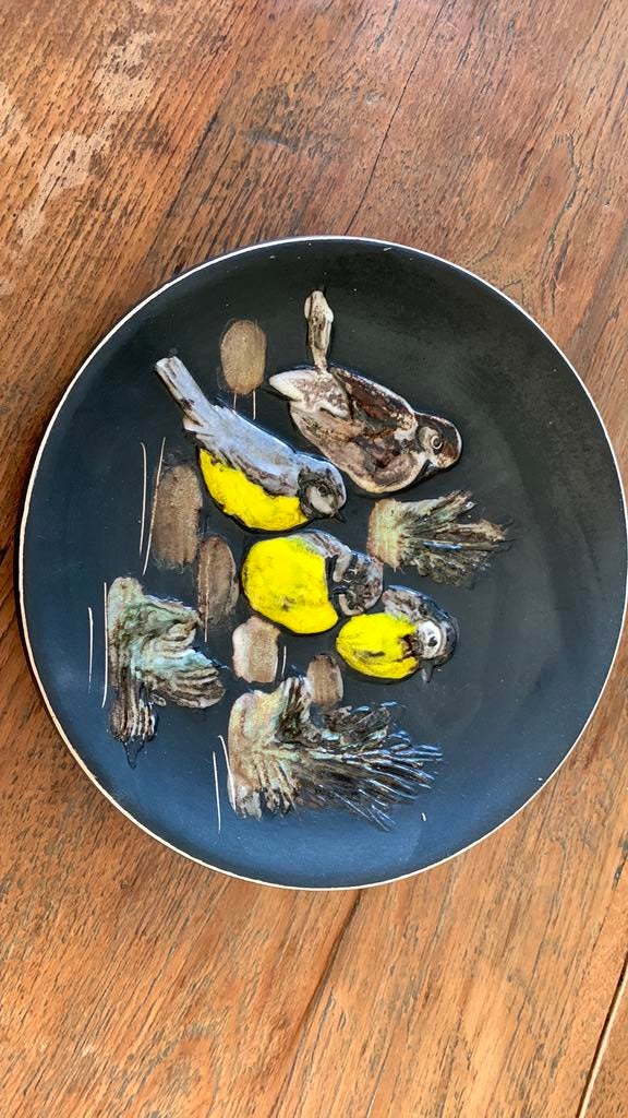 Vintage wandbord west germany Ruscha zgan, Ophalen