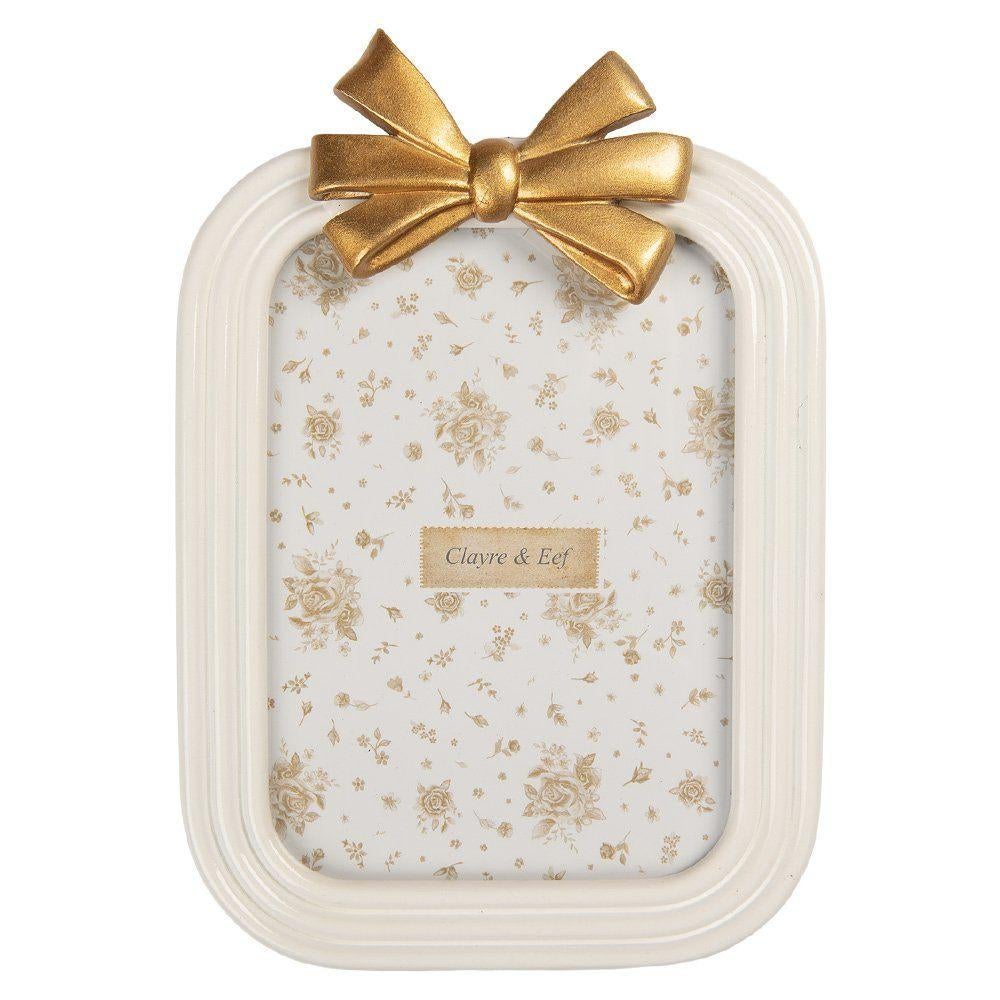 Clayre & Eef witte Fotolijst 13x18 cm – Staand Design, Ophalen of Verzenden, Nieuw